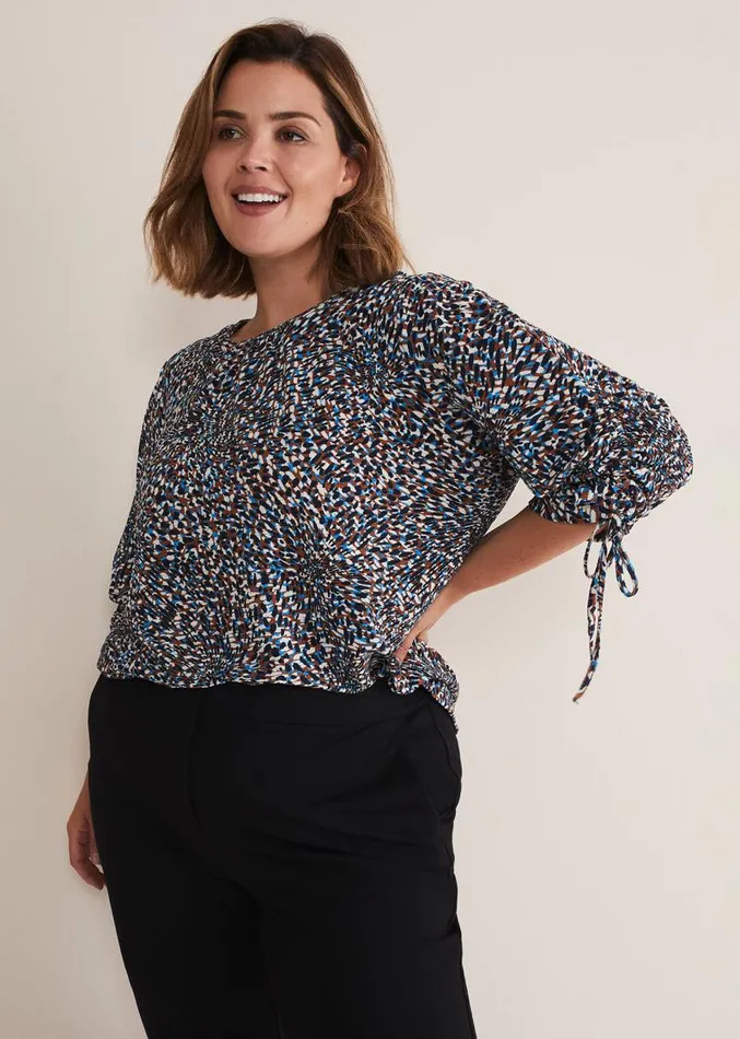 Rosalind Printed Top Multicoloured Women Phase Eight Tops and TShirts