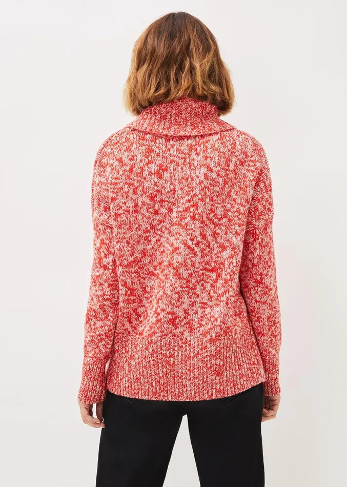 Rosia Melange Chunky Knit Jumper Redmulti Women Phase Eight Knitwear