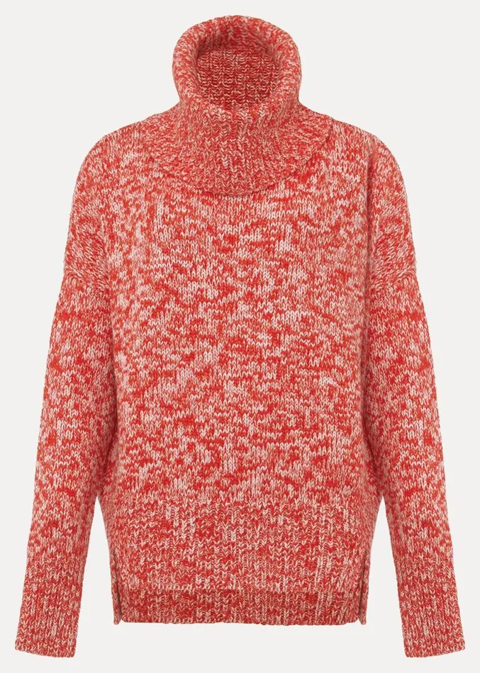 Rosia Melange Chunky Knit Jumper Redmulti Women Phase Eight Knitwear