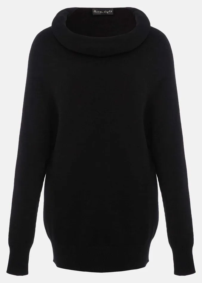 Rylee Roll Neck Knit Black Women Phase Eight Knitwear