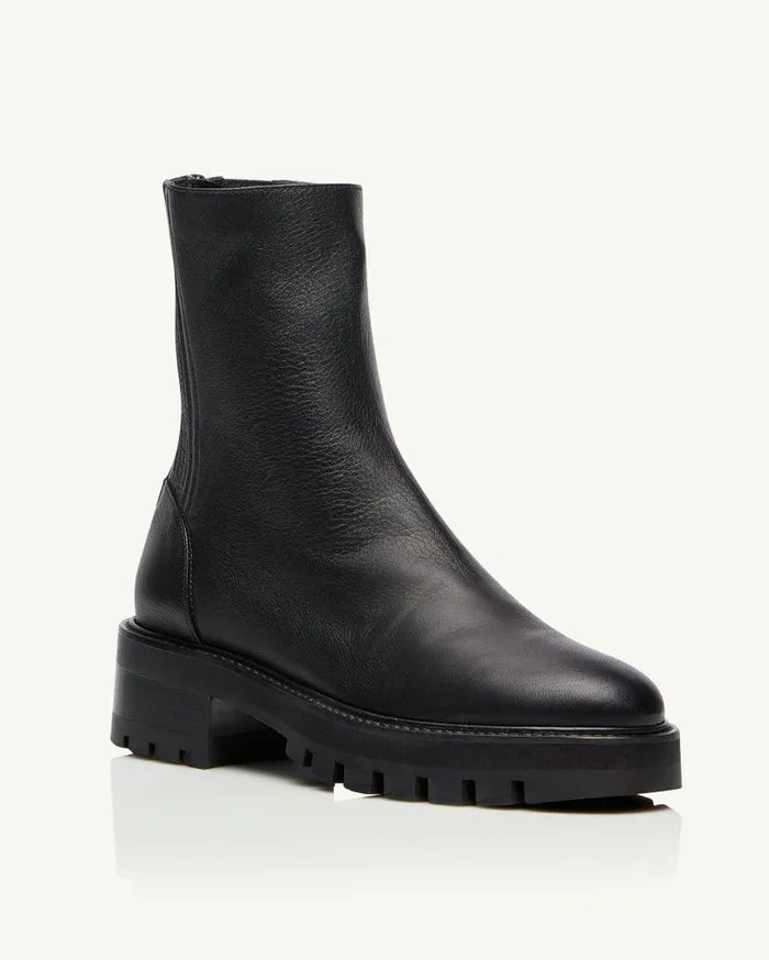 Saint Honore Combat Bootie Black Women Aquazzura Booties