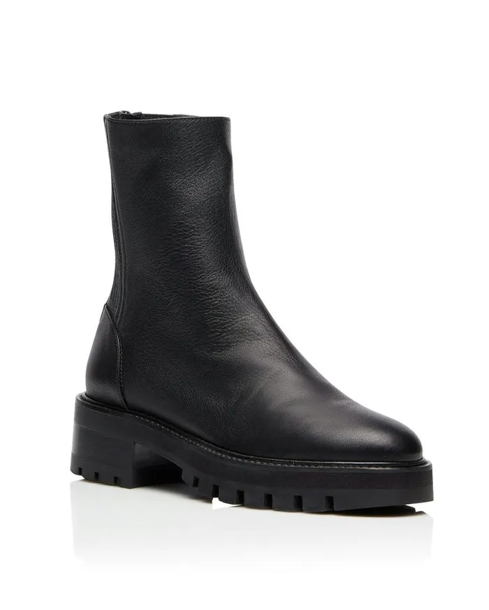 Saint Honore Combat Bootie Black Women Aquazzura Booties Saint Honore Combat Bootie Black Women Aquazzura Booties