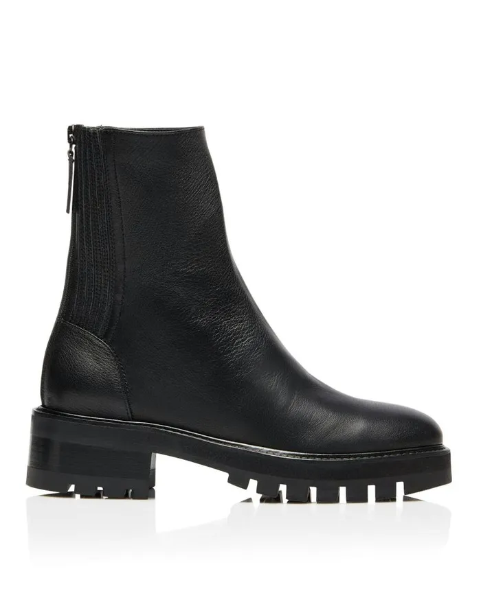 Saint Honore Combat Bootie Black Women Aquazzura Booties Saint Honore Combat Bootie Black Women Aquazzura Booties
