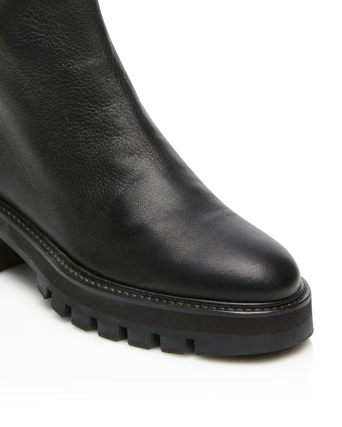Saint Honore Combat Bootie Black Women Aquazzura Booties Saint Honore Combat Bootie Black Women Aquazzura Booties