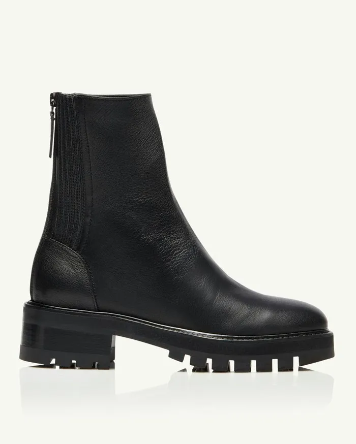 Saint Honore Combat Bootie Black Women Aquazzura Booties Saint Honore Combat Bootie Black Women Aquazzura Booties