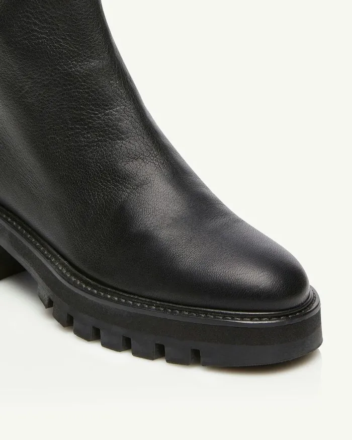 Saint Honore Combat Bootie Black Women Aquazzura Booties Saint Honore Combat Bootie Black Women Aquazzura Booties