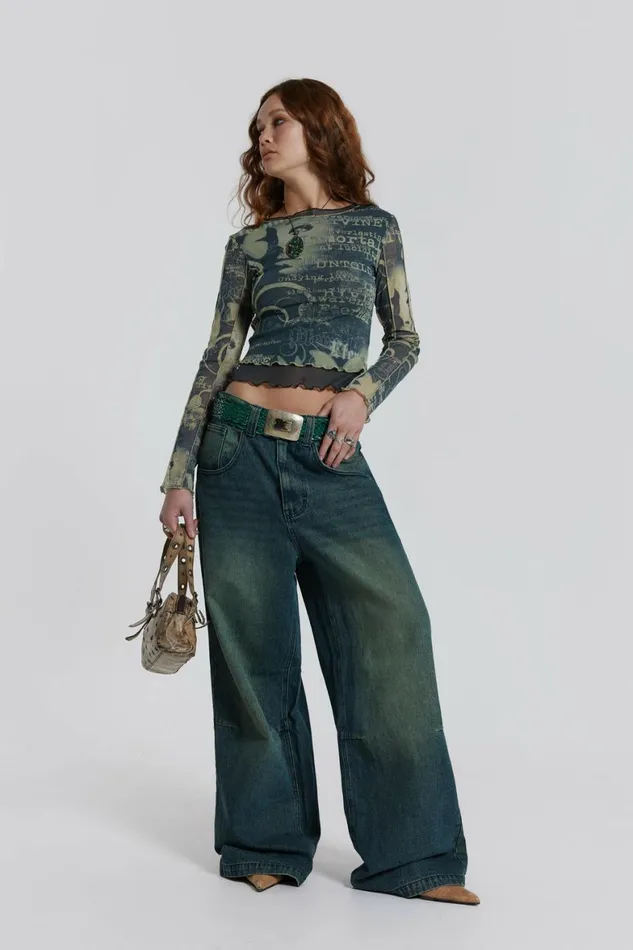 Sandblast Blue Wash Colossus Jeans Blue Women Jaded London Jeans Sandblast Blue Wash Colossus Jeans Blue Women Jaded London Jeans