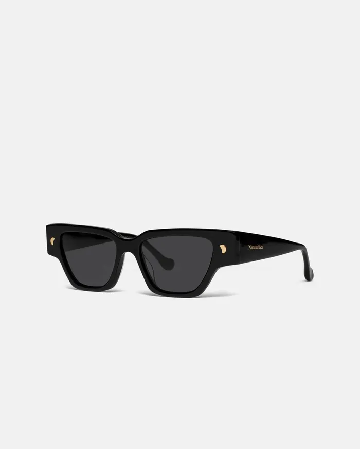 Sazzo BioPlastic DFrame Sunglasses GreyBlack WomenMen Nanushka Eyewear