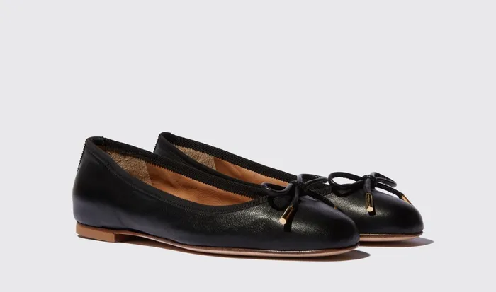 Scarosso Ballerinas Women Carla Nera Black 8211 Calf