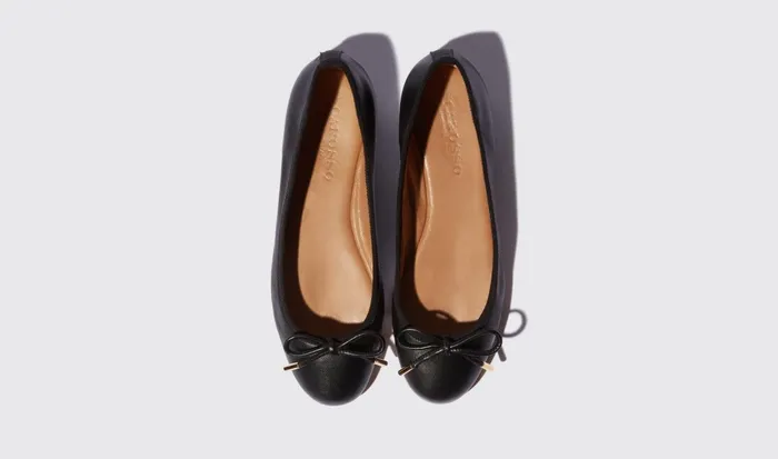 Scarosso Ballerinas Women Carla Nera Black 8211 Calf