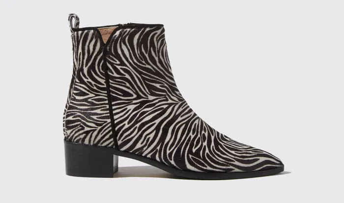 Scarosso Boots Women Alba Zebra Pony Zebra 8211 Pony