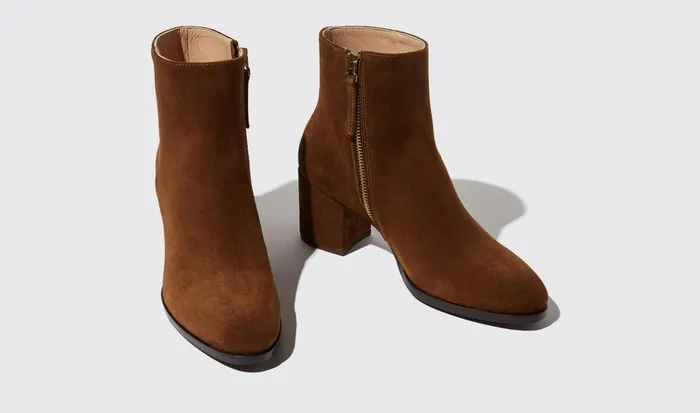 Scarosso Boots Women Costanza Tabacco Scamosciata Tobacco 8211 Suede