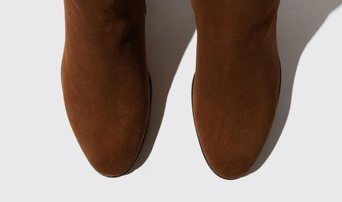 Scarosso Boots Women Costanza Tabacco Scamosciata Tobacco 8211 Suede