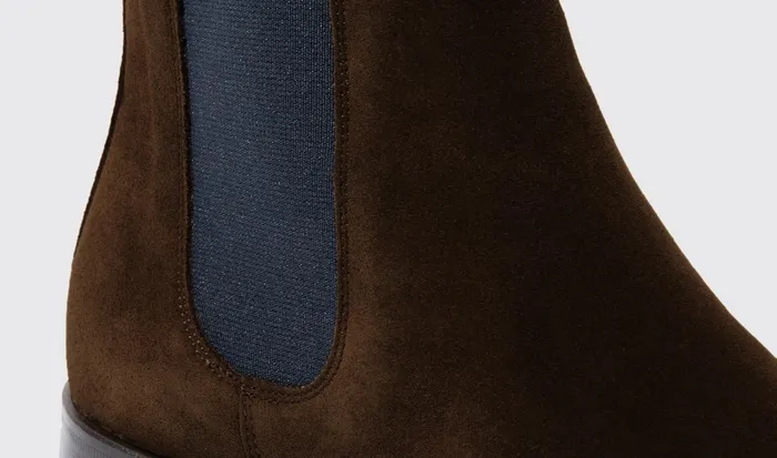 Scarosso Chelsea Boots Men Giancarlo Moro Scamosciato Brown Suede