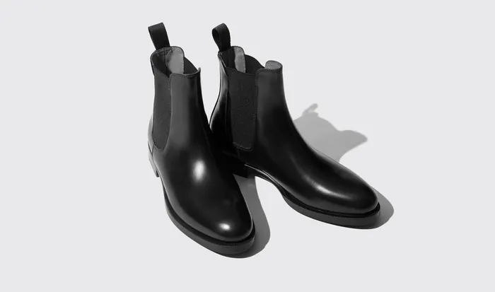 Scarosso Chelsea Boots Women Elena Black 8211 Calf