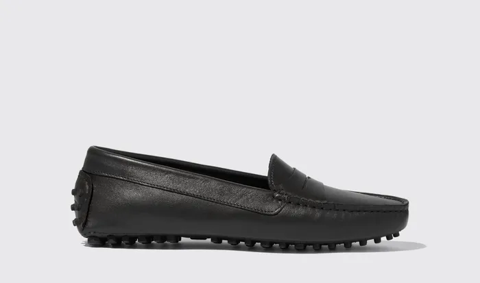 Scarosso Driving Shoes Women Ashley Black Black 8211 Calf