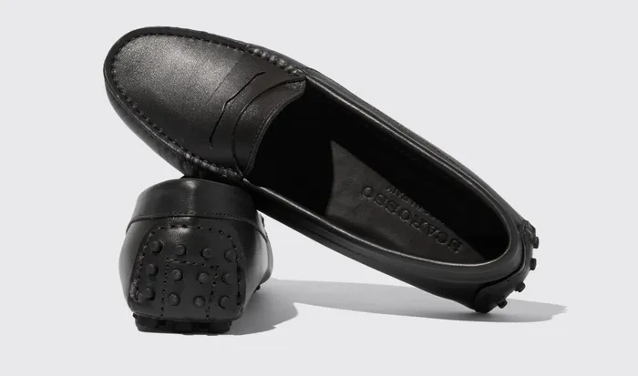 Scarosso Driving Shoes Women Ashley Black Black 8211 Calf