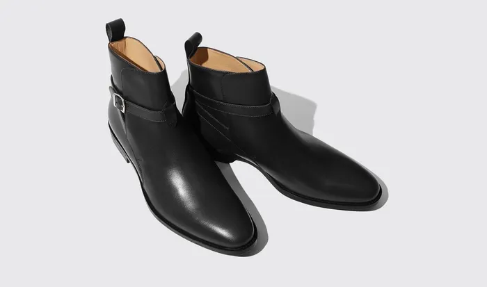 Scarosso Jodhpur Boots Men Damiano Nero Black 8211 Calf