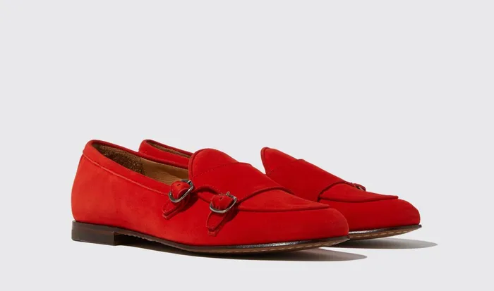 Scarosso Loafers Women Virginia Rossa Scamosciata Red 8211 Suede Leather