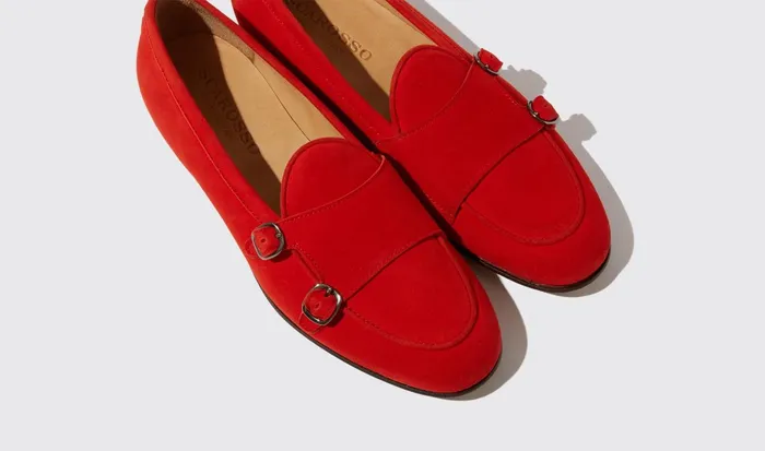 Scarosso Loafers Women Virginia Rossa Scamosciata Red 8211 Suede Leather
