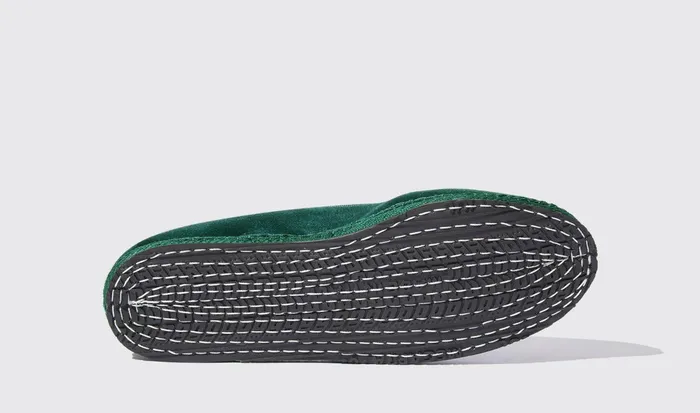 Scarosso Slippers Women Valentina Verde Velluto Green 8211 Velvet