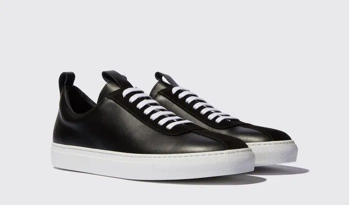 Scarosso Sneakers Men Andy Black Black 8211 Calf