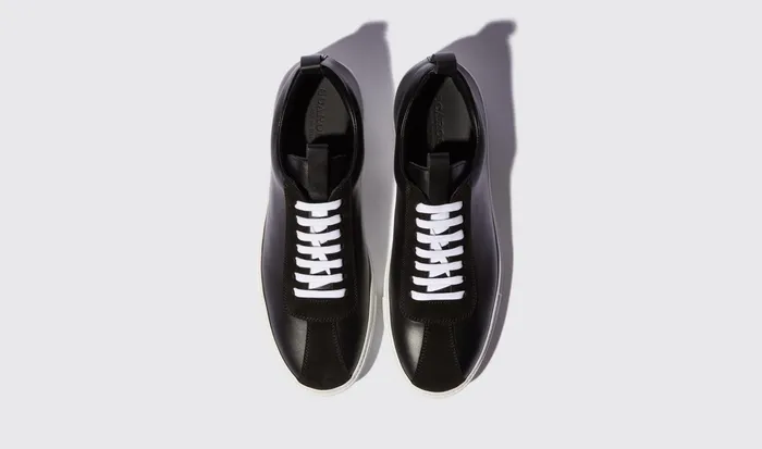 Scarosso Sneakers Men Andy Black Black 8211 Calf
