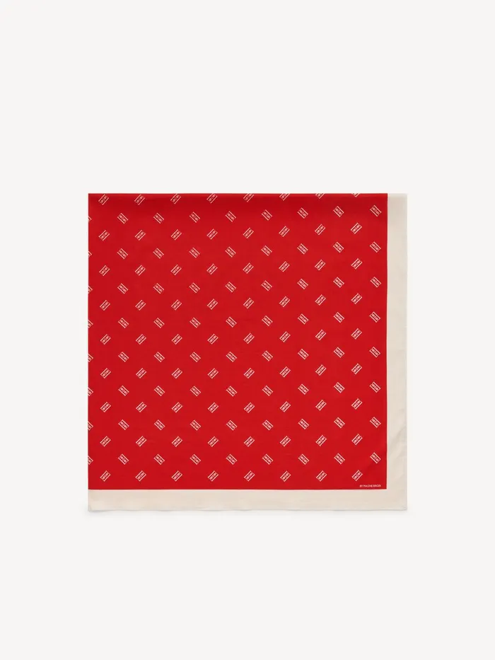 Scarves Women By Malene Birger Cialos Cotton Scarf Dark Chilli