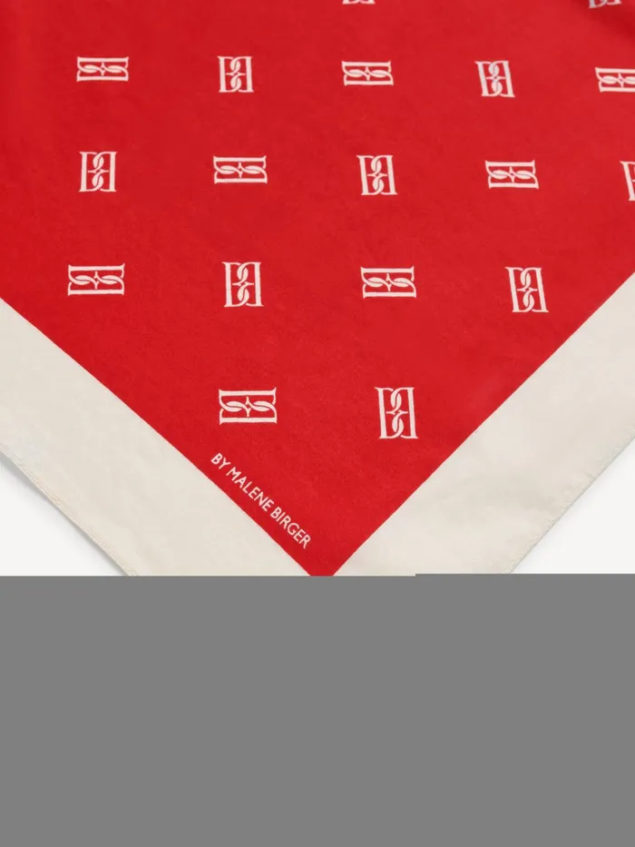 Scarves Women By Malene Birger Cialos Cotton Scarf Dark Chilli