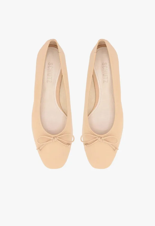 Schutz Shoes Ballerinas Women Arissa Honey Beige Schutz Shoes Ballerinas Women Arissa Honey Beige