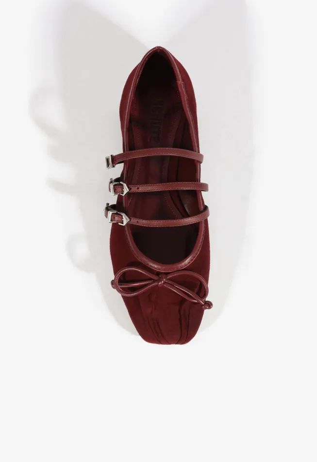 Schutz Shoes Ballerinas Women Arissa Strap Ballet Flat Brown