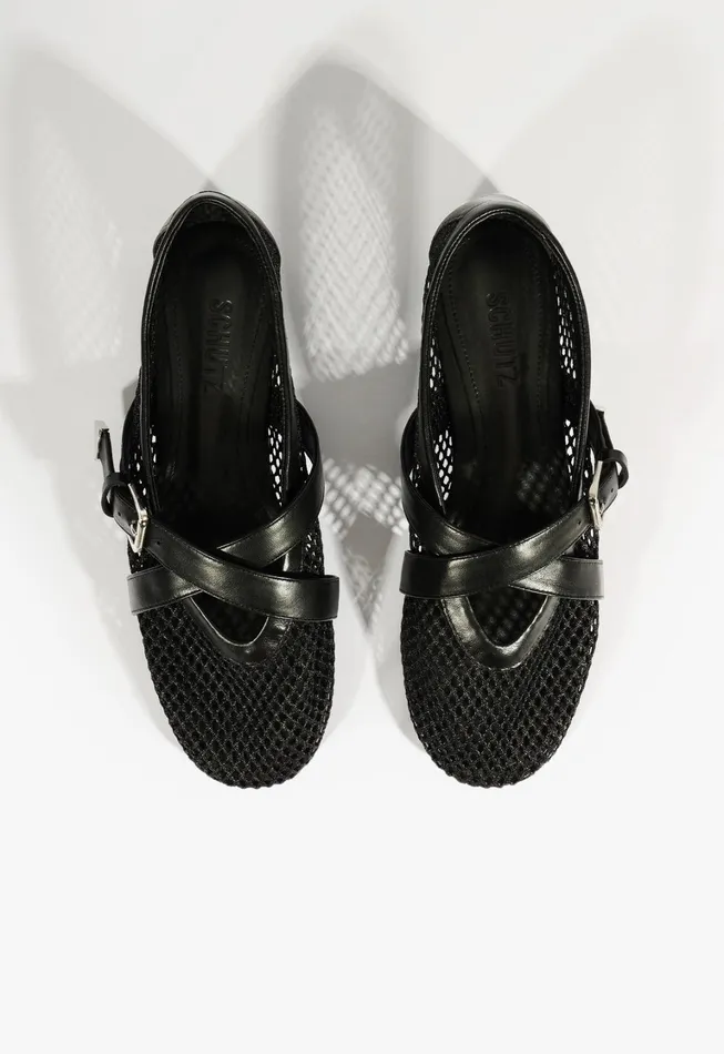 Schutz Shoes Ballerinas Women Nadine Ballet Flat Black
