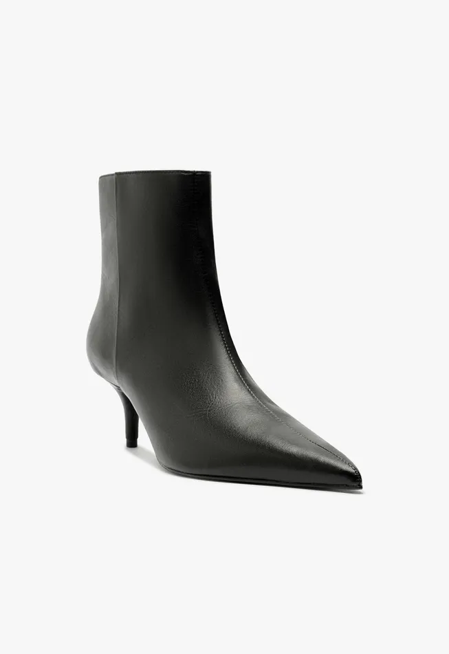 Schutz Shoes Booties Women Mikki Mid Bootie Black