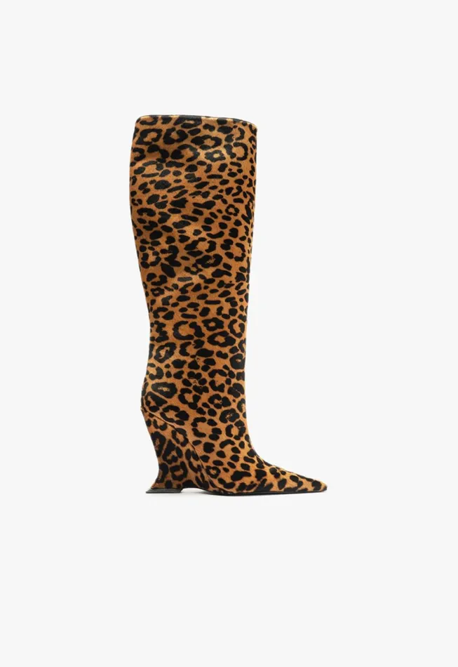 Schutz Shoes Boots Women Siena Boot Animal Print