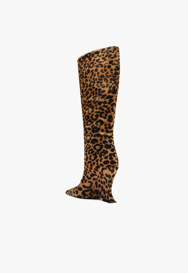 Schutz Shoes Boots Women Siena Boot Animal Print