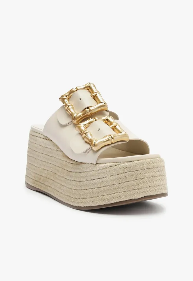 Schutz Shoes Enola Women Enola Rope Flatform Pearl