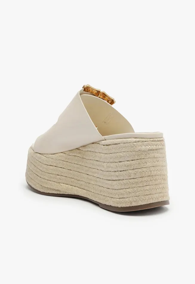 Schutz Shoes Enola Women Enola Rope Flatform Pearl