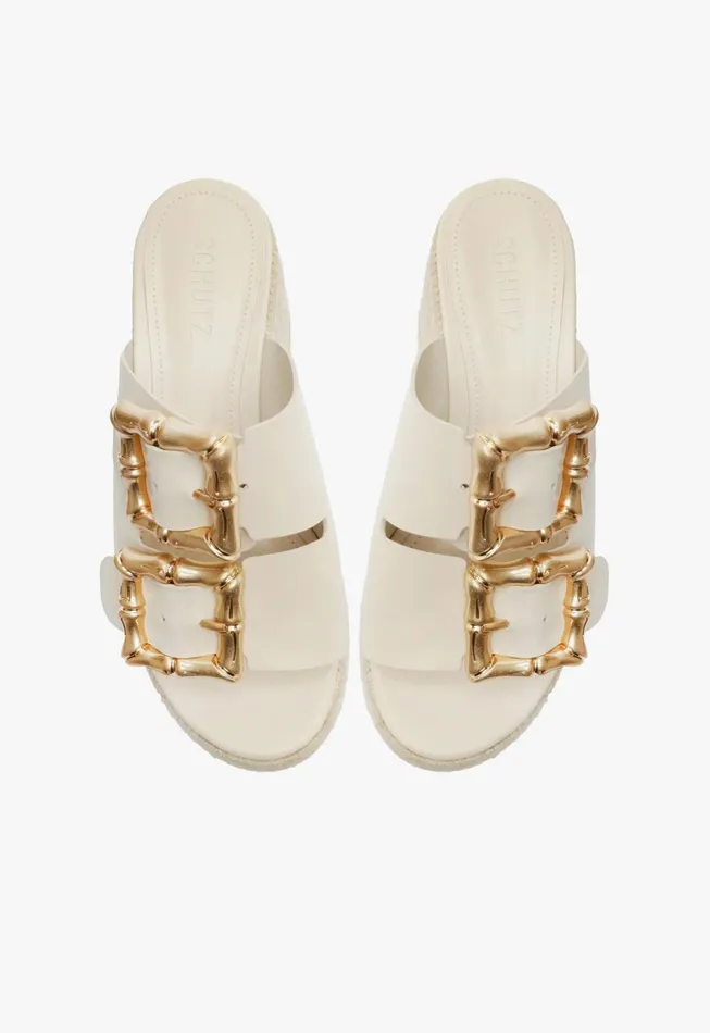 Schutz Shoes Enola Women Enola Rope Flatform Pearl