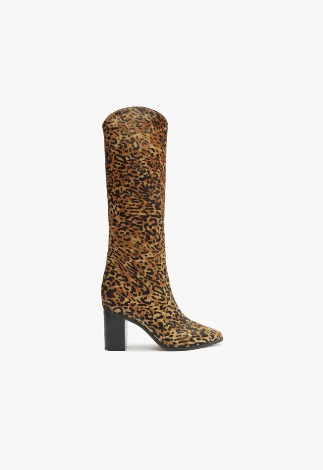Schutz Shoes Maryana Boots Women Maryana Leather Boot Animal Print