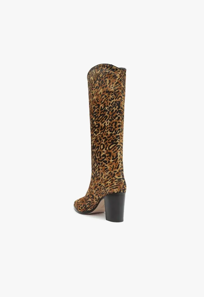 Schutz Shoes Maryana Boots Women Maryana Leather Boot Animal Print