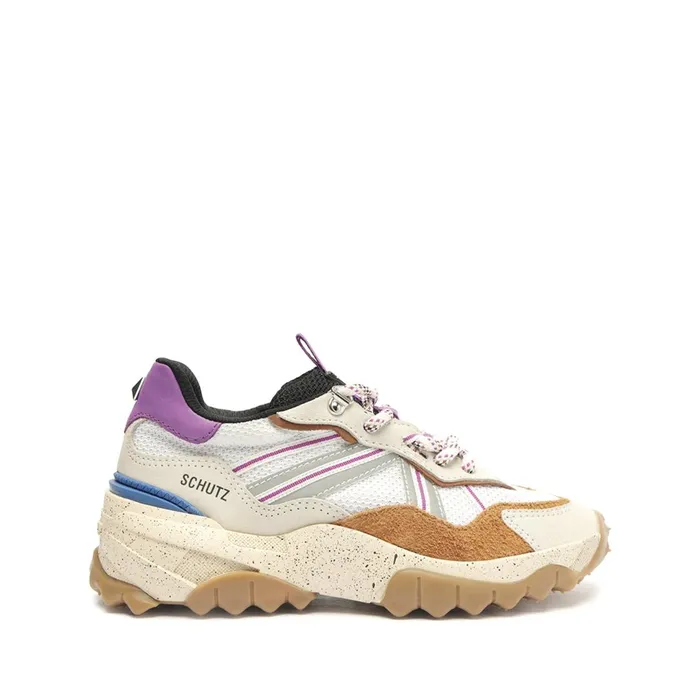 Schutz Shoes Sneakers Women Explorer 001 Leather Sneaker Multicolors