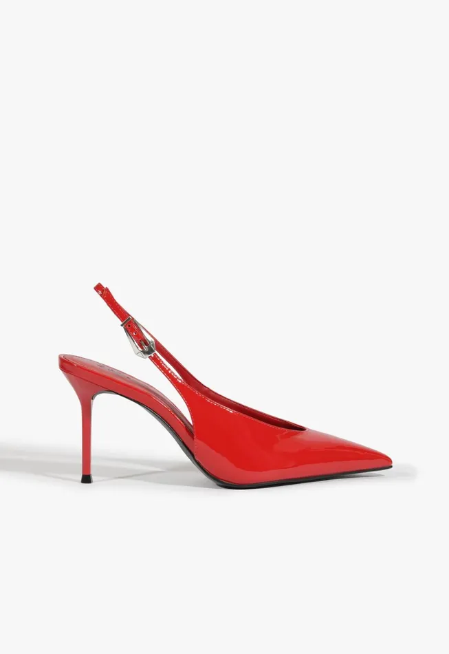 Schutz Shoes Women Alicia Sling Pump Scarlet