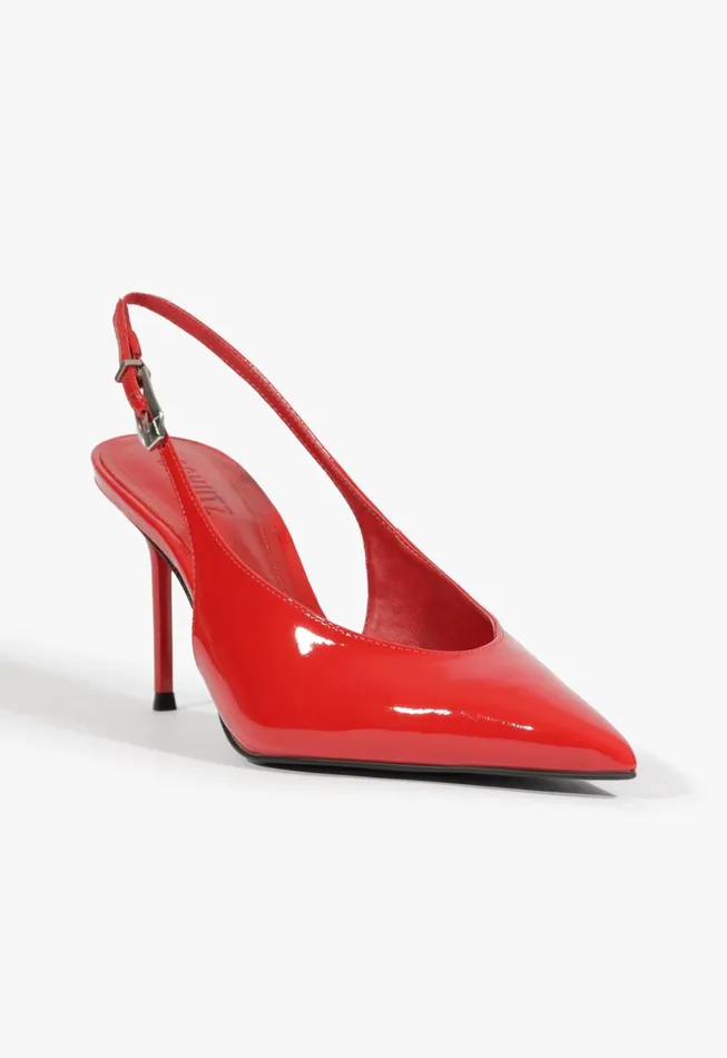 Schutz Shoes Women Alicia Sling Pump Scarlet