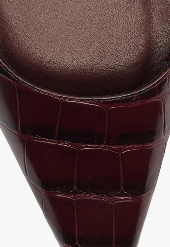 Schutz Shoes Women Ciara Mid Pump Cherry Wine
