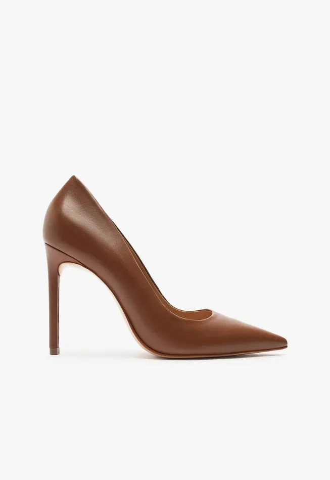 Schutz Shoes Women Lou Leather Pump Wood