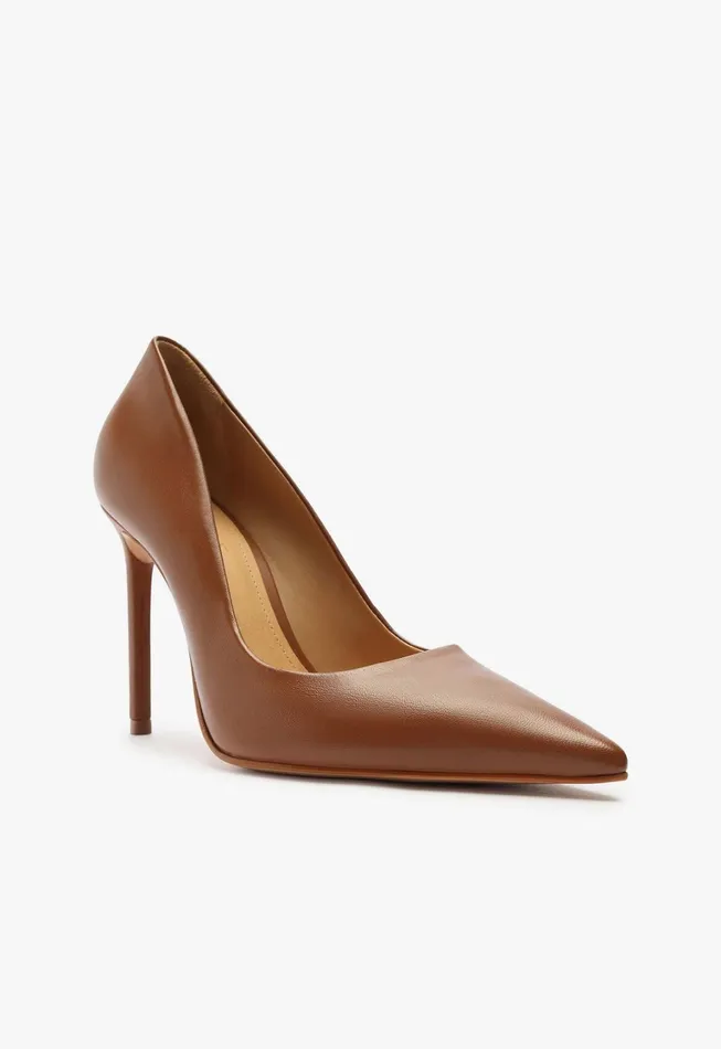 Schutz Shoes Women Lou Leather Pump Wood