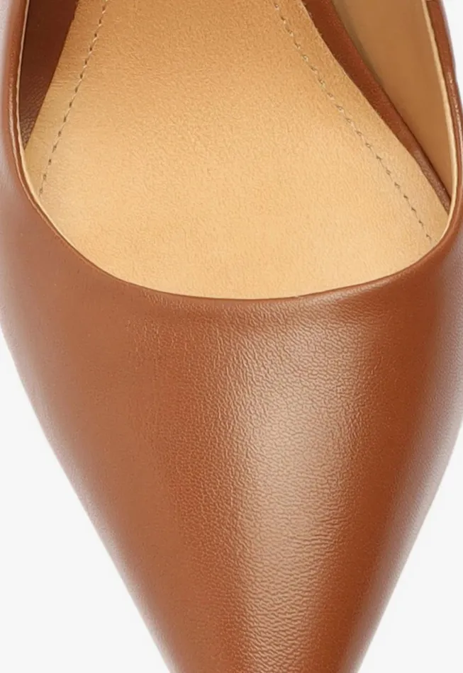 Schutz Shoes Women Lou Leather Pump Wood