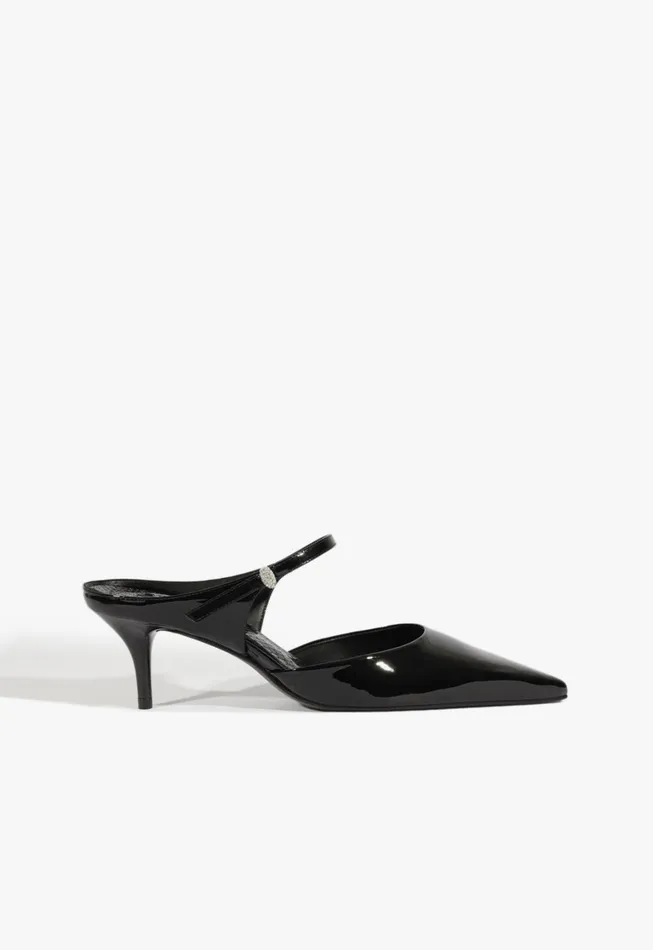 Schutz Shoes Women Tonya Mid Mule Pump Black
