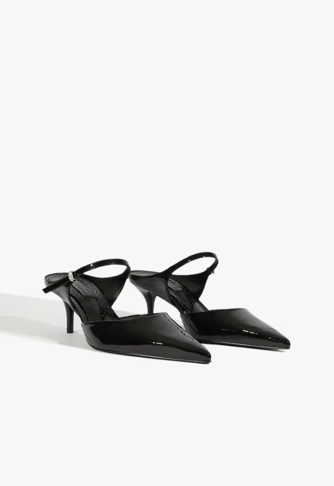Schutz Shoes Women Tonya Mid Mule Pump Black