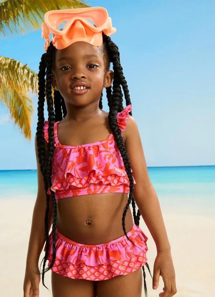 Seafolly Birds Of A Feather Girls Bikini 8211 Birds Feath Girls Toddler and Girls Bikinis